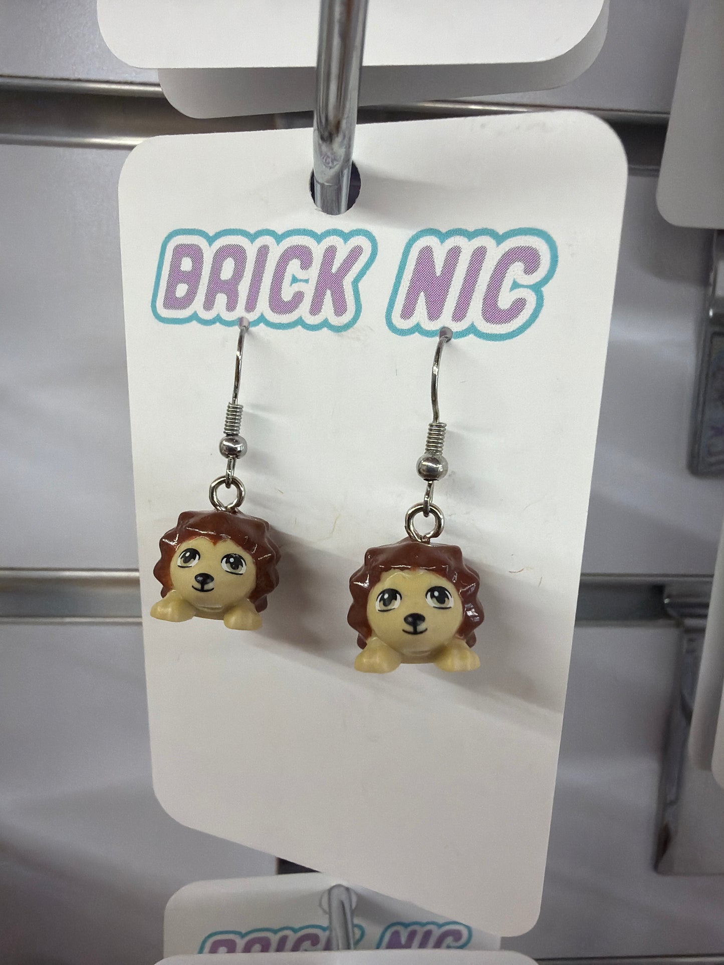 Lego® Earrings - Hedgehog