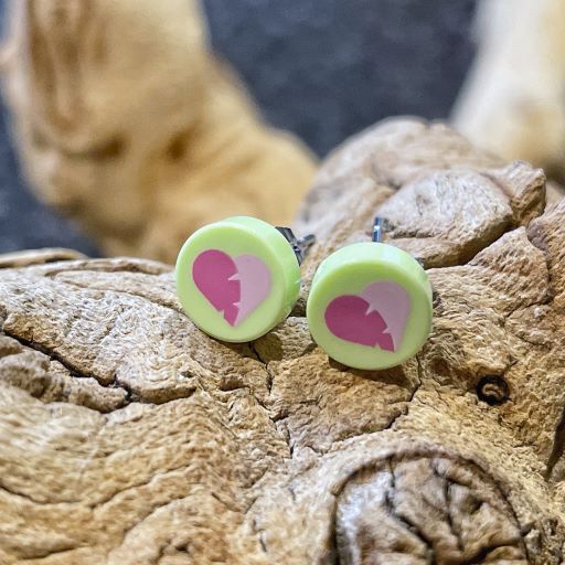 Lego® Earrings - Tiny Hearts