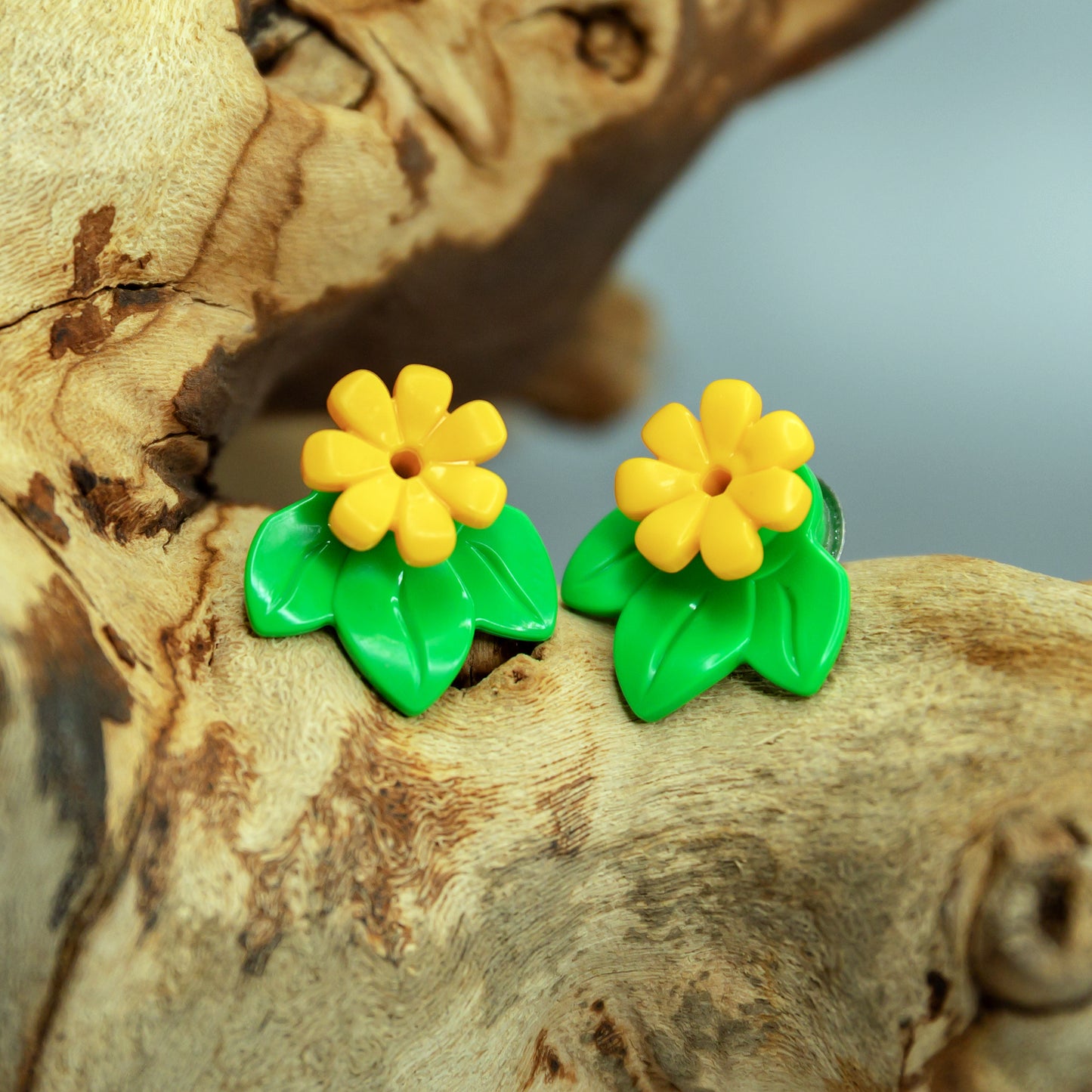 Lego® Earrings - Flower Studs
