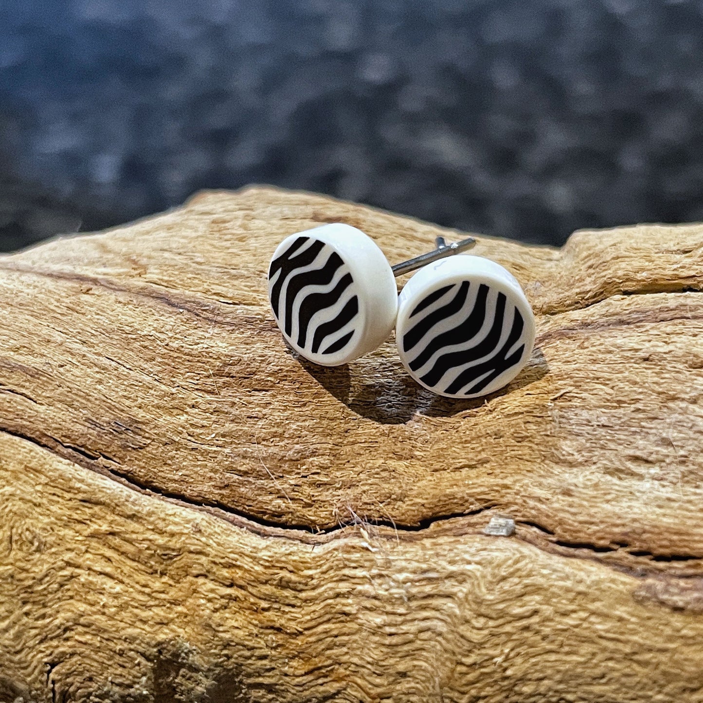 Lego® Earrings - Pattern Stud