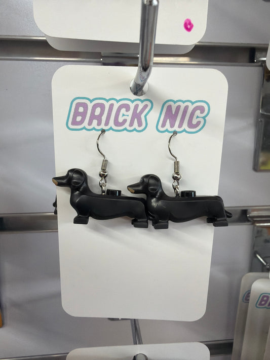 Lego® Earrings - Dachshund