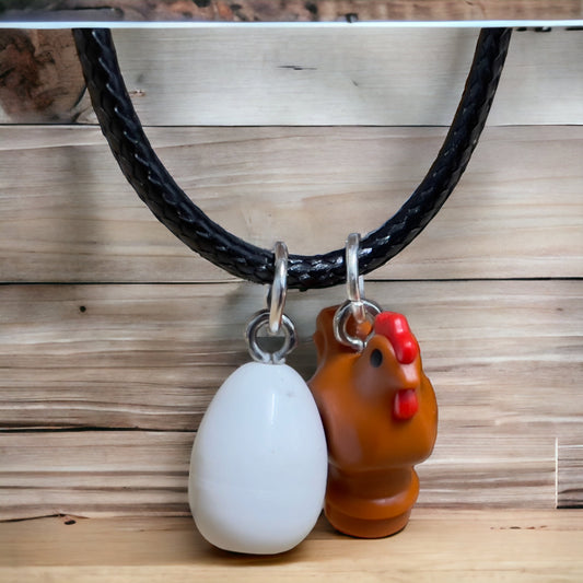 Lego® Necklace - Chicken & Egg