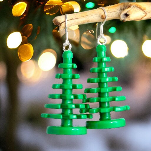 Lego® Earrings - Christmas Tree