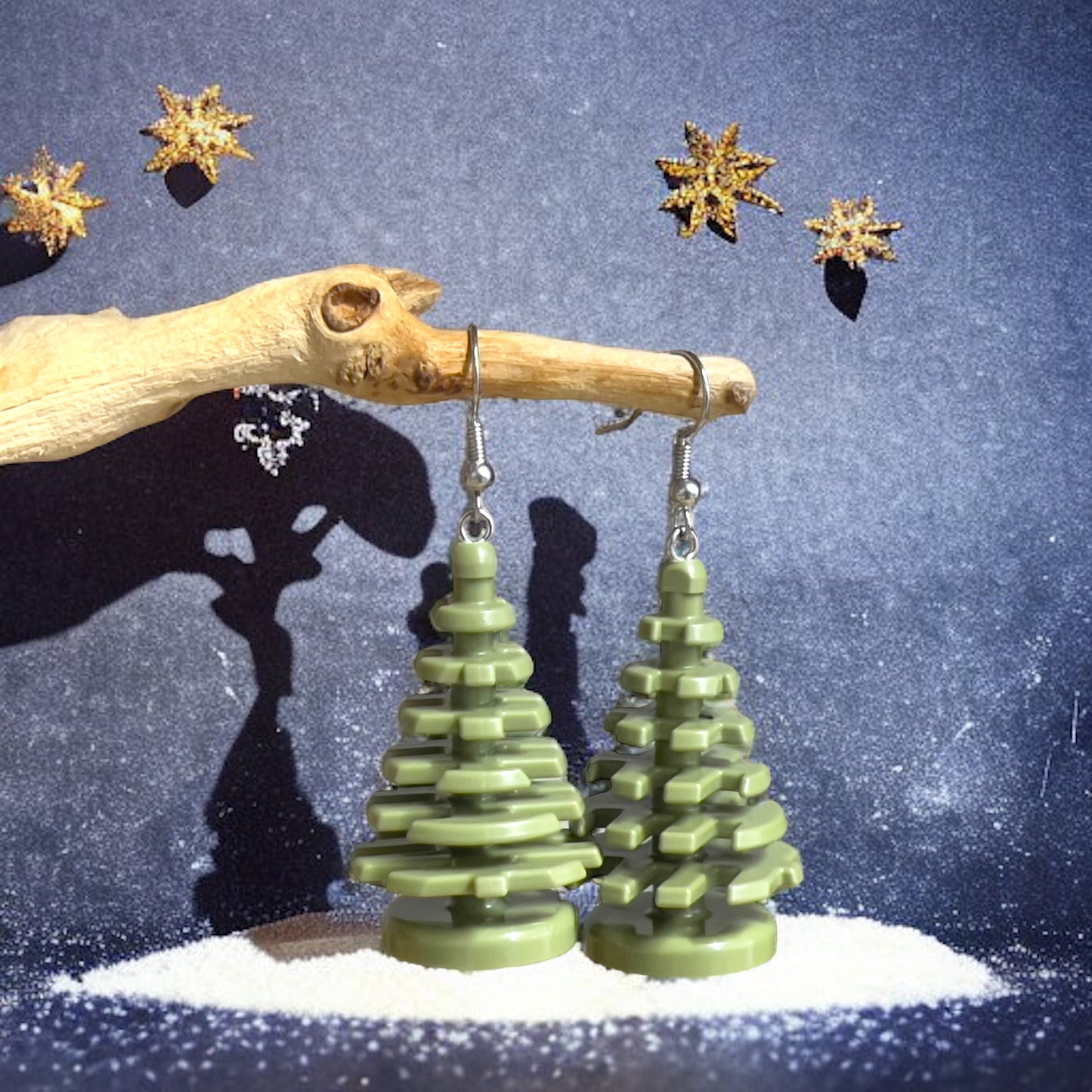 Lego® Earrings - Christmas Tree