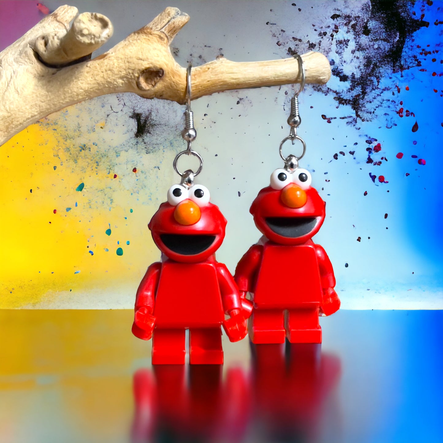 Lego® Earrings - Elmo