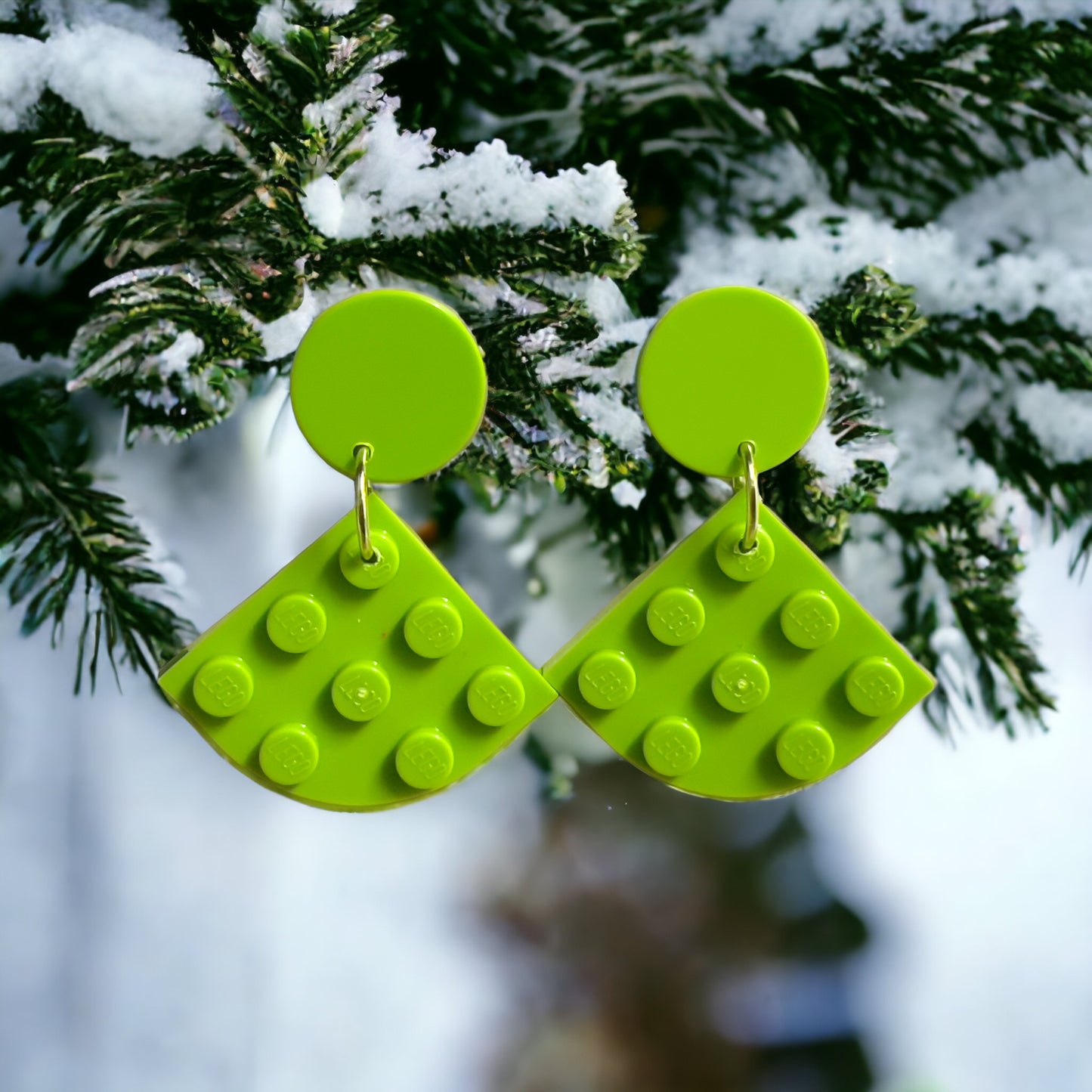 Lego® Earrings - Christmas Bows