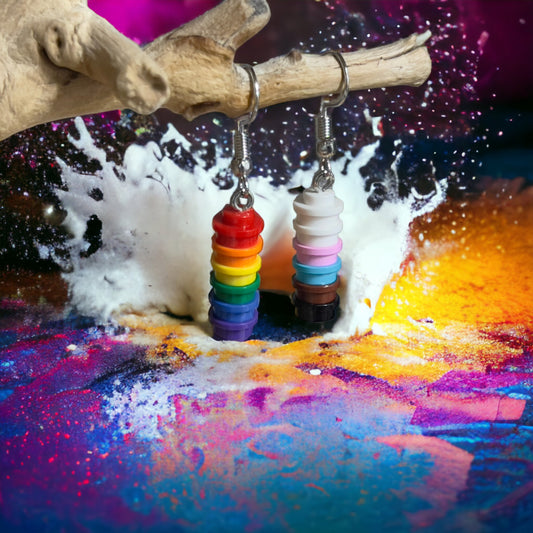 Lego® Earrings - Transgender Celebration