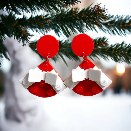 Lego® Earrings - Christmas Bows