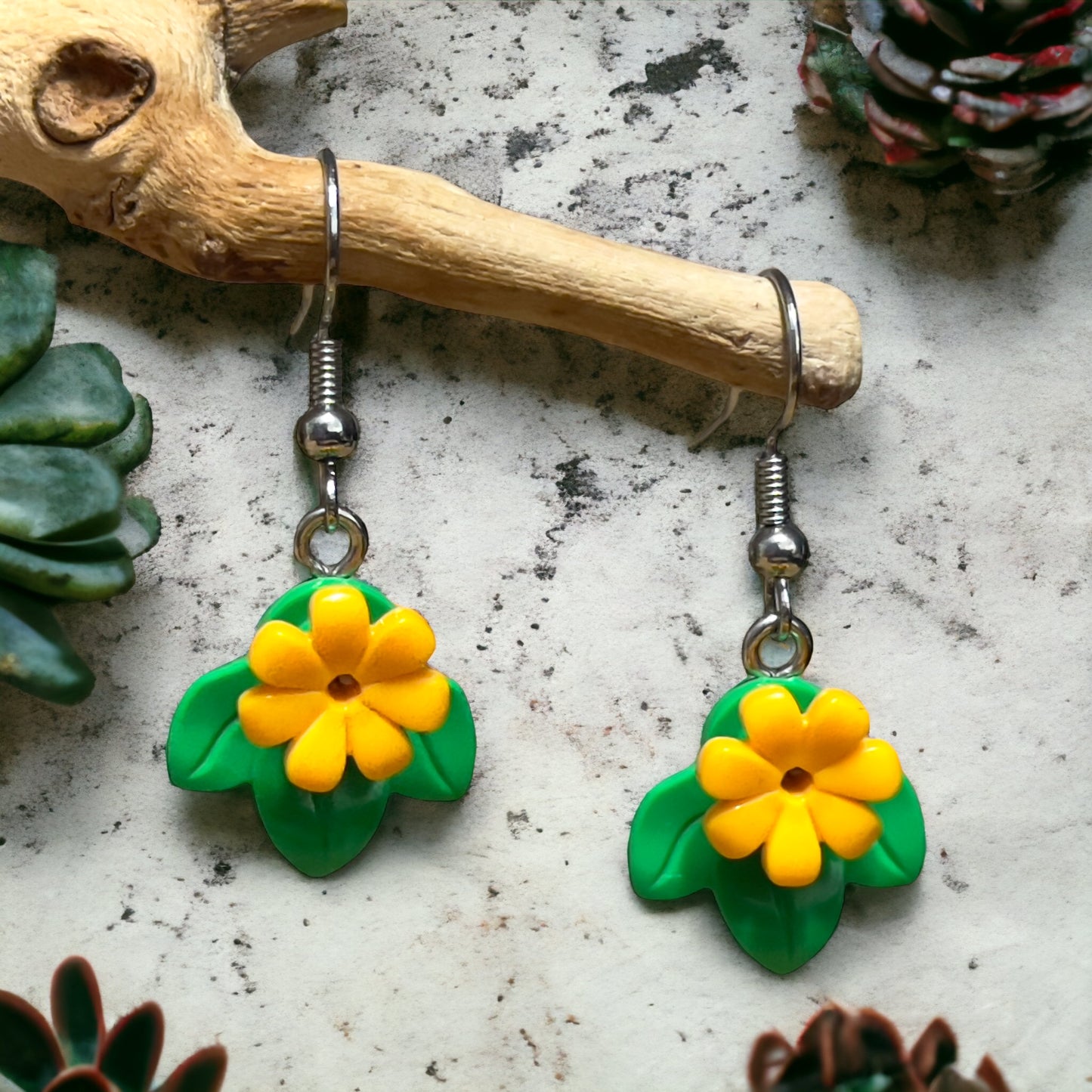 Lego® Earrings - Flowers