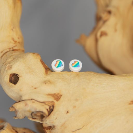 Lego® Earrings - Tiny Hearts