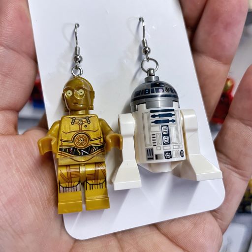 Lego® Earrings - C3PO & R2D2