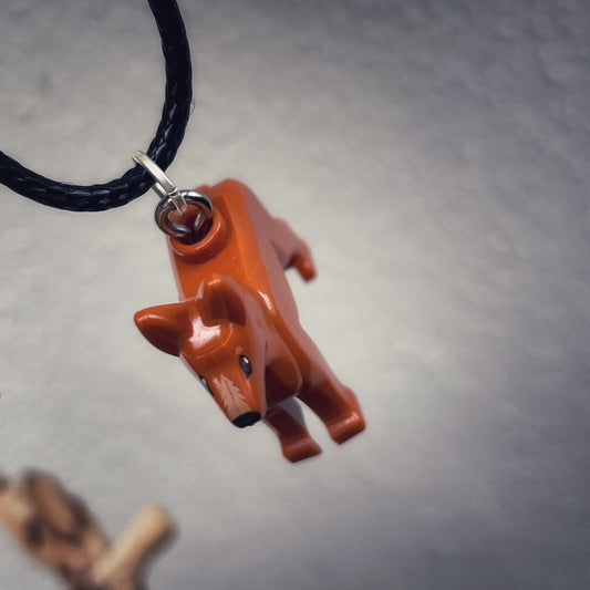 Lego® Necklace - Red Dog