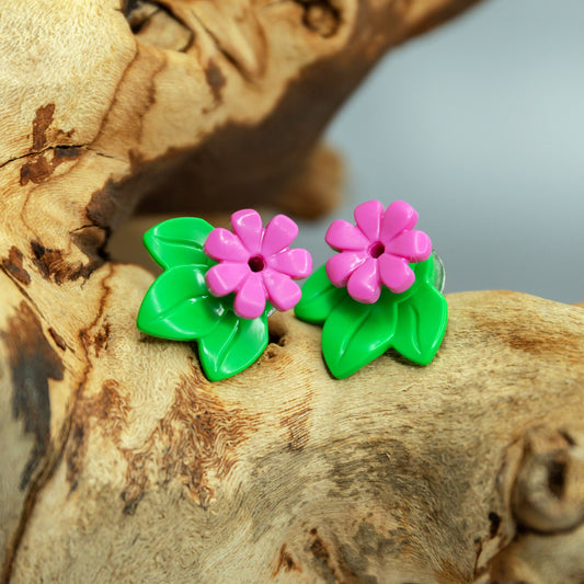 Lego® Earrings - Flower Studs